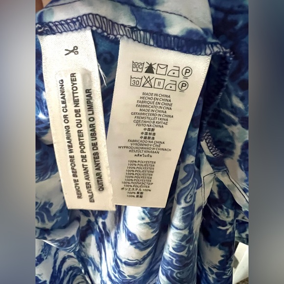 Michael Kors Handkerchief Midi Dress with Gold Hardware Chain Straps - Picture 11 of 11